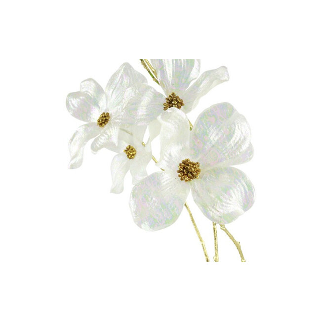 Countryfield Kunstbloem Sparkly Cornus S wit