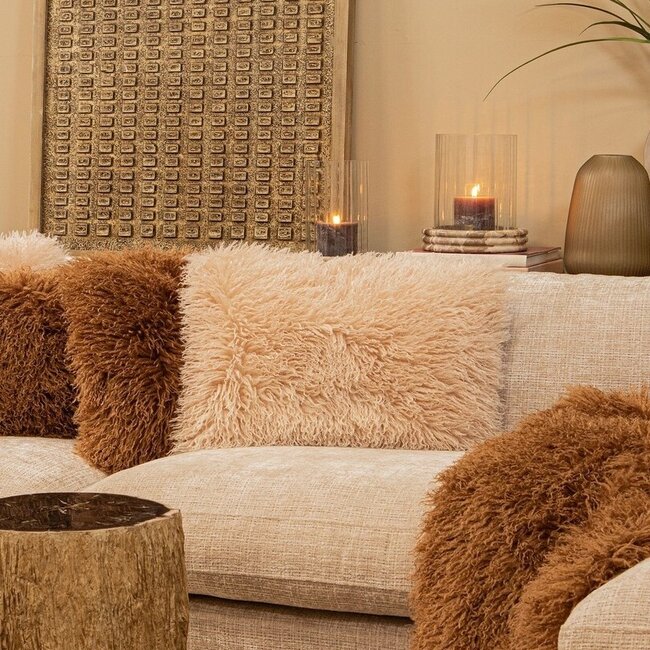 PTMD Kussen Rexx Beige rechthoekig