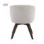 Tower Living Brescia Armstoel - fabric Puente 09 light grey (draaibaar) met espressopot