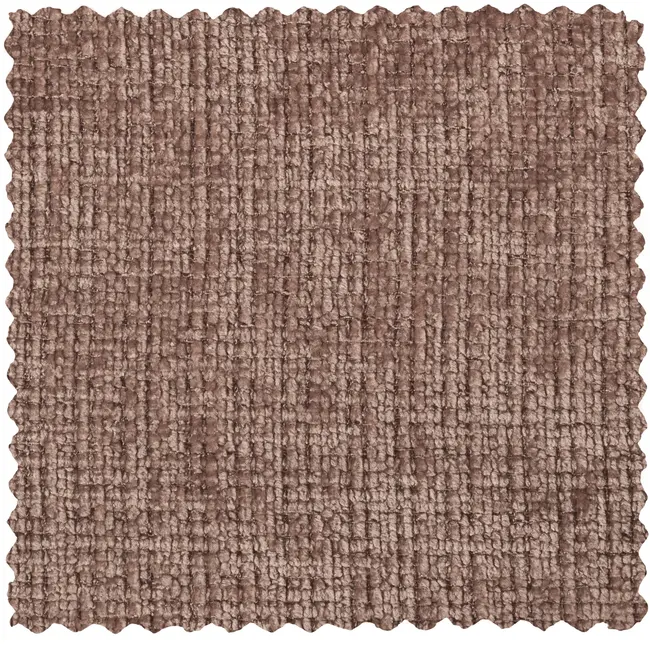 Woood CLOUD chaise longue rechts geweven chenille taupe / roze