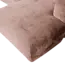 Woood CLOUD chaise longue rechts geweven chenille taupe / roze