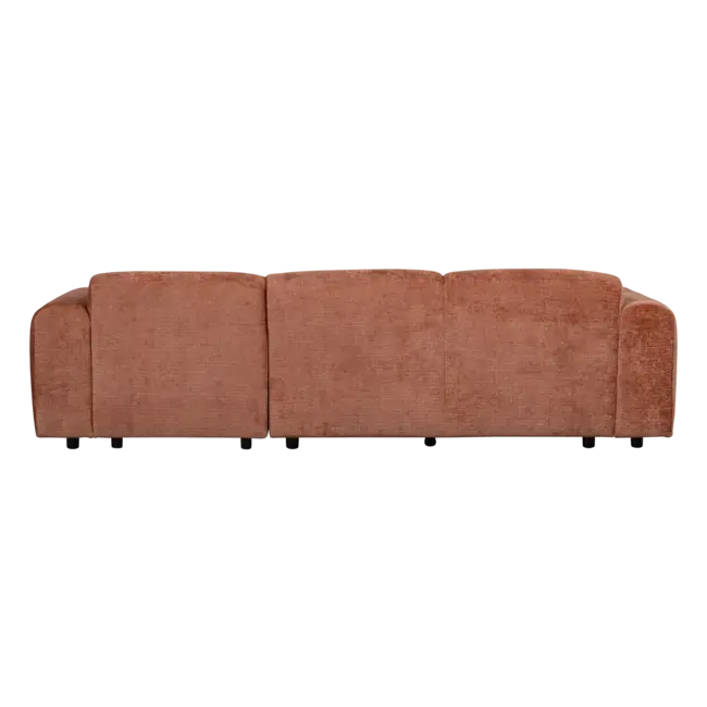 Woood CLOUD chaise longue rechts geweven chenille terra