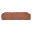 Woood CLOUD chaise longue rechts geweven chenille terra