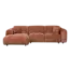 Woood CLOUD chaise longue links geweven chenille terra