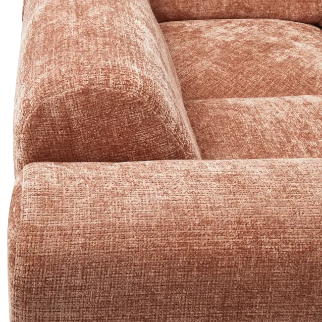 Woood CLOUD hoekbank links geweven chenille terra