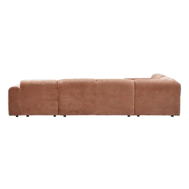 Woood CLOUD hoekbank links geweven chenille terra