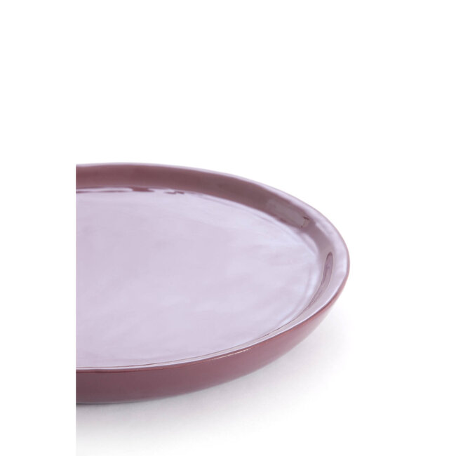 Light en Living Schaal Ø42x5 cm ADA glans aubergine