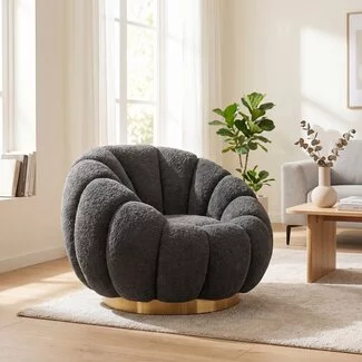 PTMD Fauteuil Daisy Euphoria Antraciet