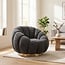 PTMD PTMD Fauteuil Daisy Euphoria Antraciet - Draaibare Luxe Stoel