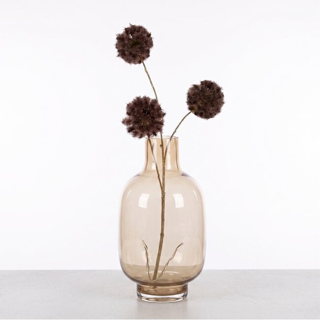 Countryfield Kunstbloem Taraxacum 3x bruin - 8 x 20 x 80 cm