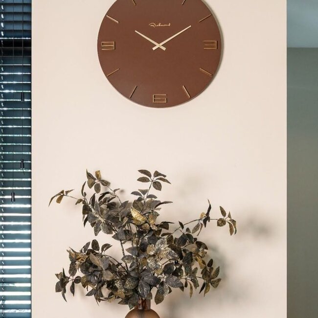 Richmond Interiors  Klok Byram Chestnut Ø 60 cm