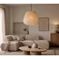 PTMD Hanglamp Tayma Creme patroon L