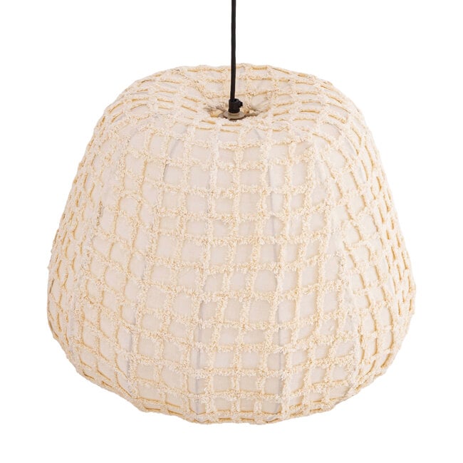 PTMD Hanglamp Tayma Creme patroon L