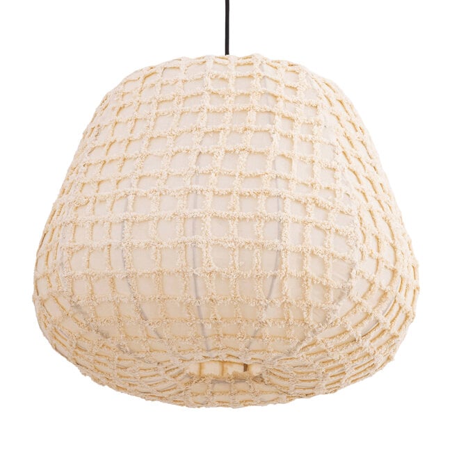 PTMD Hanglamp Tayma Creme patroon L
