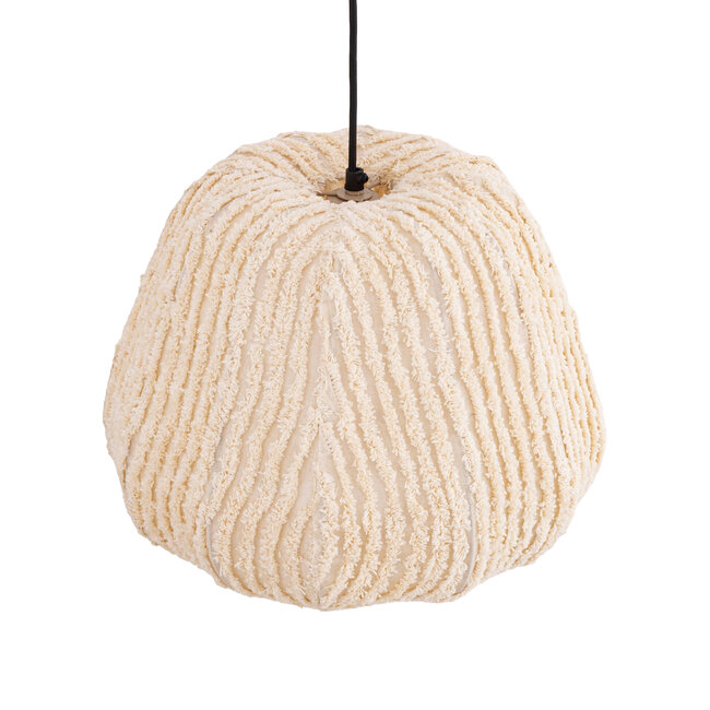 PTMD Hanglamp Tayma Creme Striped S