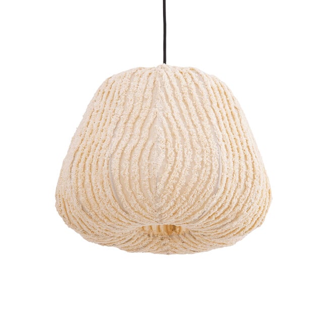 PTMD Hanglamp Tayma Creme Striped S