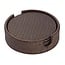 PTMD Onderzetters Rafal Brons vegan leer coaster rond