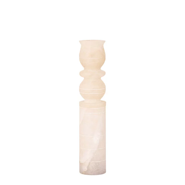 PTMD Kandelaar Libra Naturel alabaster layers L