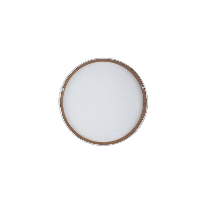 PTMD Wandpaneel Moti Creme canvas structuur rond S