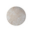 PTMD Wandpaneel Moti Creme canvas structuur rond S