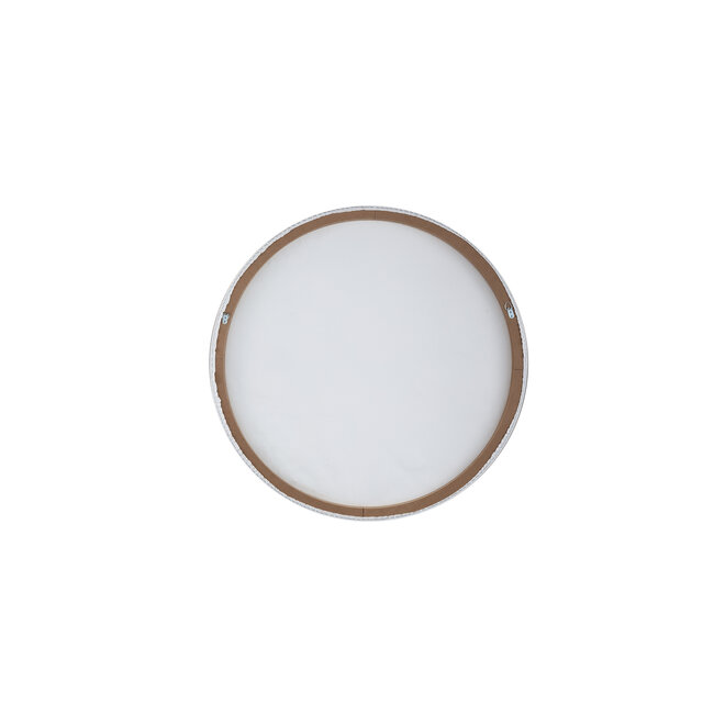 PTMD Wandpaneel Moti Creme canvas structuur rond L