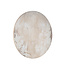 PTMD Wandpaneel Moti Creme canvas structuur rond L
