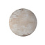 PTMD Wandpaneel Moti Creme canvas structuur rond L