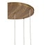Light en Living Hanglamp 5L Ø50x32 cm DANIA houtprint naturel+touw crème