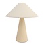 Light en Living Tafellamp E14 Ø40x44,5 cm DOLORE zand+linnen naturel