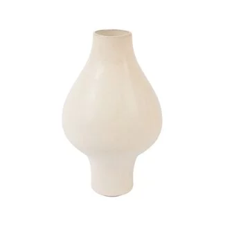 Light en Living Vaas deco Ø18,5x29,5 cm ZAROTI keramiek crème