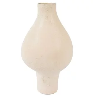 Light en Living Vaas deco Ø24x40,5 cm ZAROTI keramiek crème