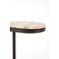 Light en Living Bijzettafel 30x23x60 cm LURO marmer zand+mat bruin-brons