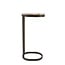 Light en Living Bijzettafel 30x23x60 cm LURO marmer zand+mat bruin-brons