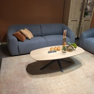 WoonMax Salontafel Wellington Deens Ovaal Lamulux  - 135 - 67 cm