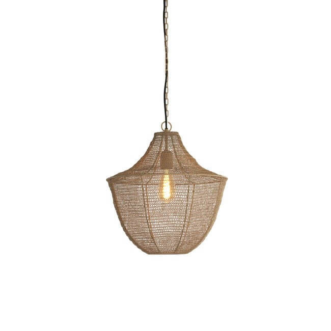 Light en Living Sharika hanglamp Ø40x44 cm - mat beige