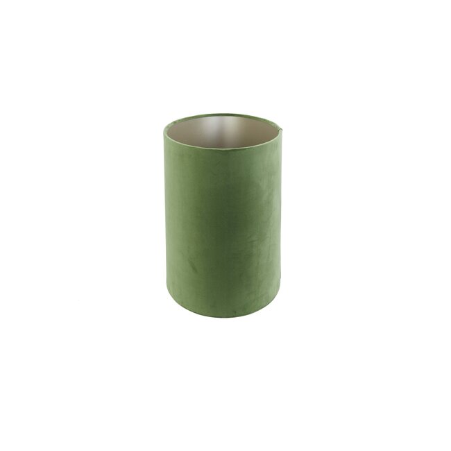 Light en Living Kap ovaal recht smal 30-15-25 cm VELOURS dusty green