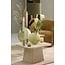 Light en Living Kap ovaal recht smal 30-15-25 cm VELOURS dusty green