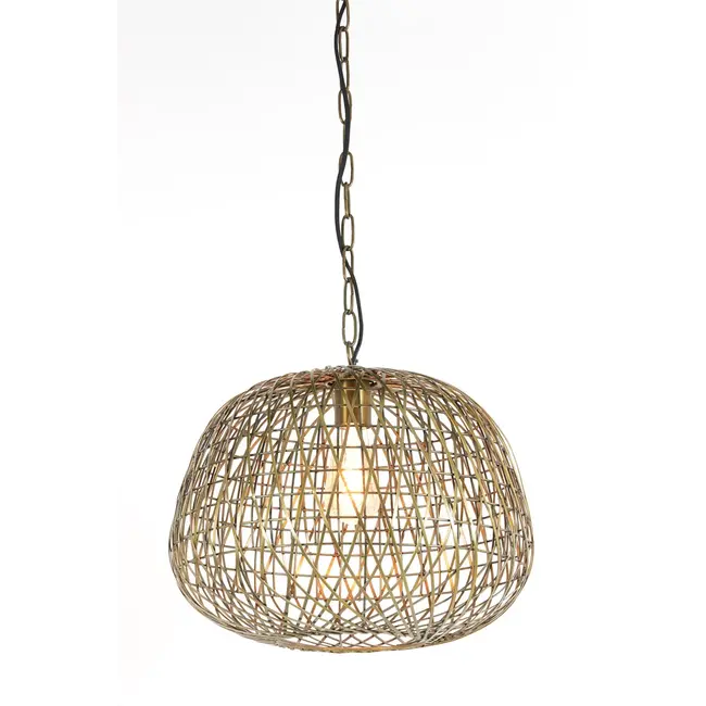 Light en Living Hanglamp Alwina | Antiek Brons 50 x 50 x 44 cm