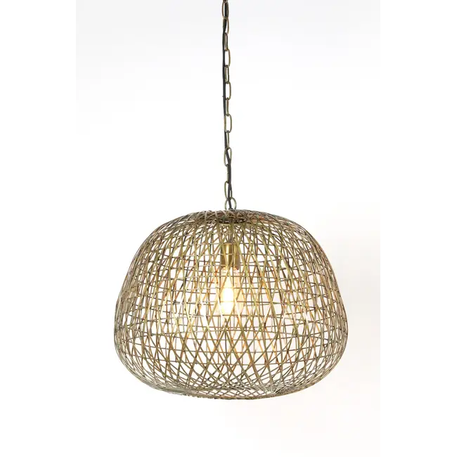 Light en Living Hanglamp Alwina | Antiek Brons 50 x 50 x 44 cm