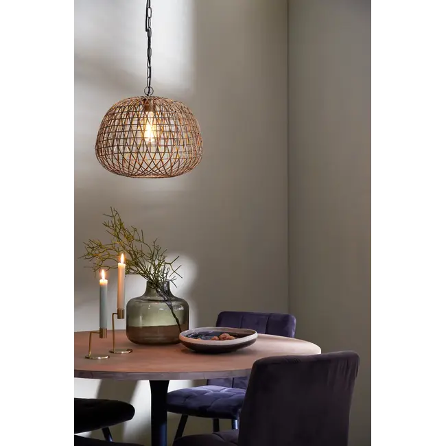 Light en Living Hanglamp Alwina | Antiek Brons 50 x 50 x 44 cm
