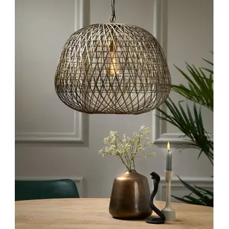 Light en Living Hanglamp Alwina | Antiek Brons 50 x 50 x 44 cm