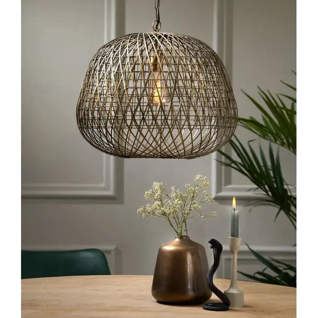 Light en Living Hanglamp Alwina | Antiek Brons 50 x 50 x 44 cm