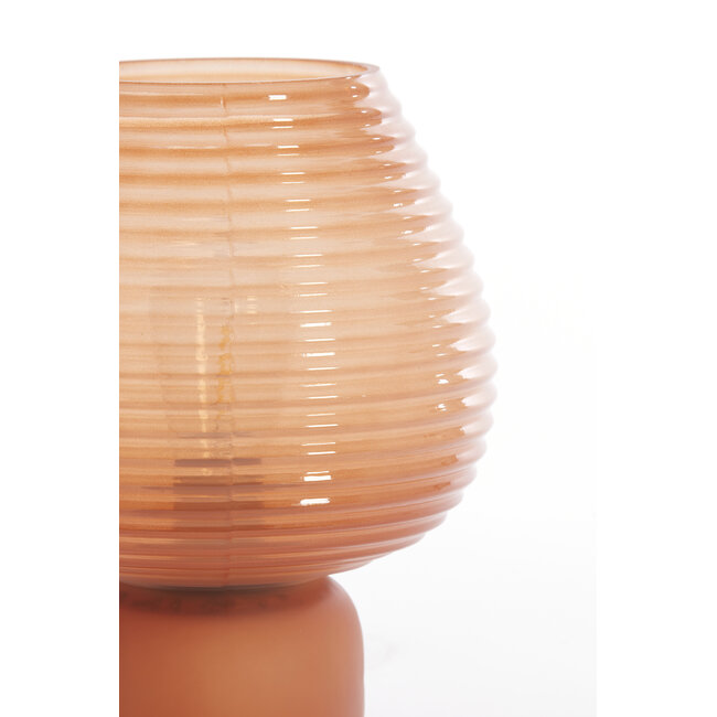 Light en Living Tafellamp LED Ø18x23 cm ALENNA glas koraal