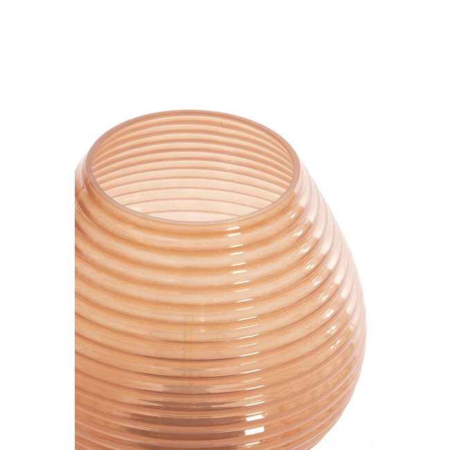 Light en Living Tafellamp LED Ø22x27 cm ALENNA glas koraal