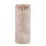 PTMD LED-kaars rustiek beige 38 cm hoog met 3 bewegende vlammetjes