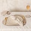PTMD Onderzetter Delcia Beige vegan leer Set van 6