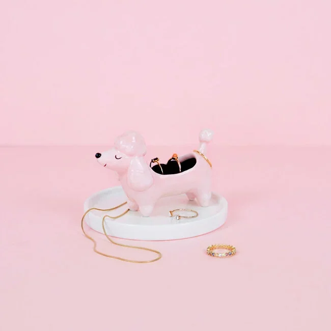 Balvi Ringhouder Poodle roze