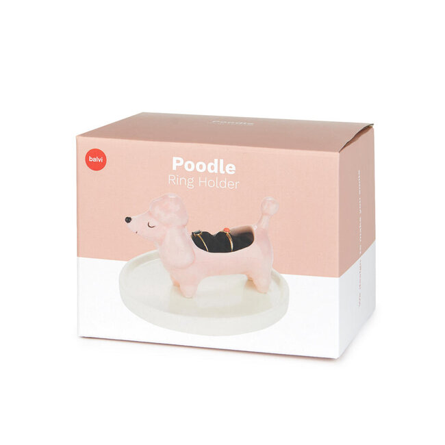 Balvi Ringhouder Poodle roze