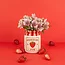 Balvi Mini vaas Strawberry Jam rood