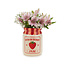Balvi Mini vaas Strawberry Jam rood